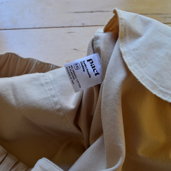 Pact Straight Leg Pants Tan Size XXL - Picture 8 of 11